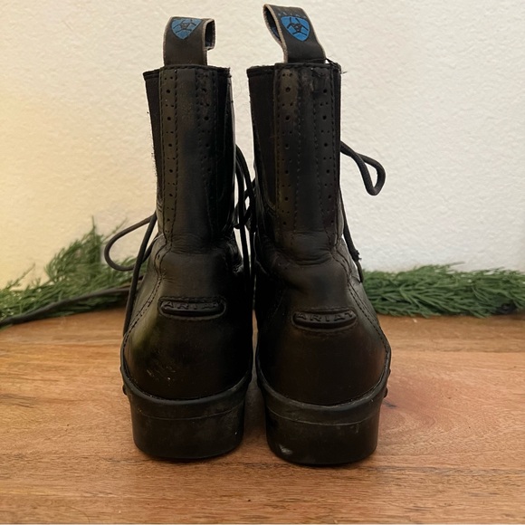 Ariat Heritage IV Lace Paddock Boots in black leather Size 6.5 C - Picture 4 of 14